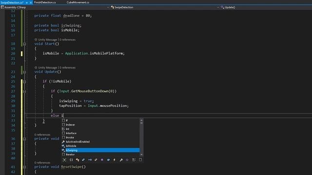 Управление Свайпами на Unity / Unity Swipe Controls смотреть онлайн