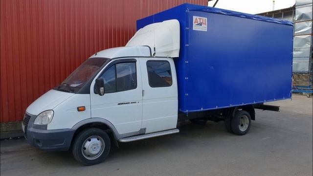 Удлинить Газель до 4, 5 и 6 метров в АТЦ и установить борт или еврофургон с воротами смотреть онлайн