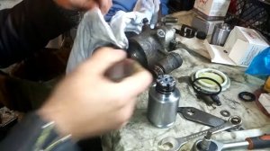 Сборка заднего тормозного суппорта Форд транзит 2013г.(спарка).