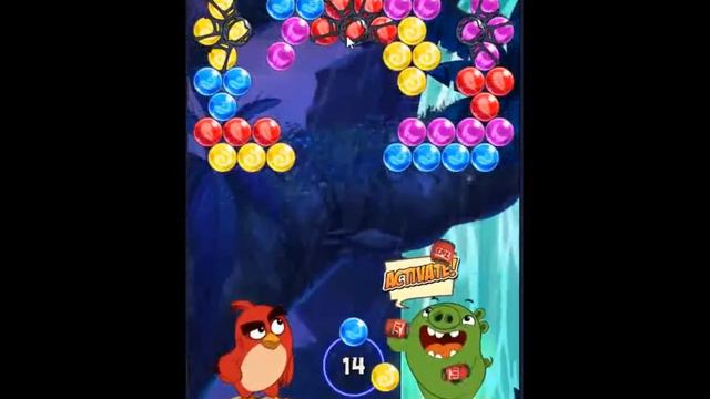 Angry Birds POP 2 Level 108 - NO BOOSTERS 😠🐦📌 | SKILLGAMING ✔️ смотреть онлайн