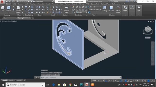 Butterfly Wall Lamp Design | AutoCad Tutorial смотреть онлайн