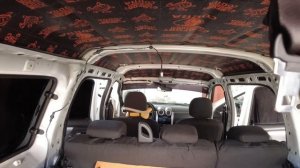 Шумоизоляция крыши Lada Largus в максимальном варианте.