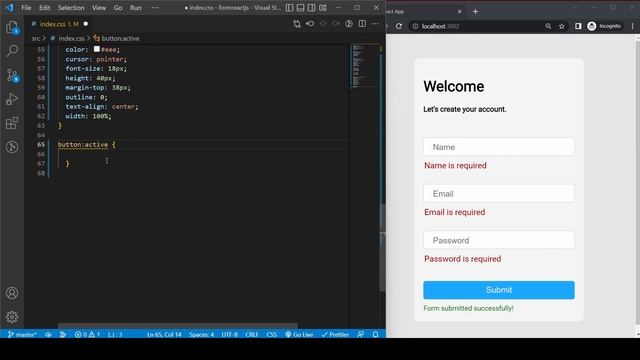 Create Form in React JS from Scratch смотреть онлайн
