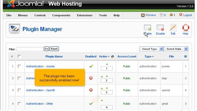 Plugin Manager in Joomla | Tutorial смотреть онлайн