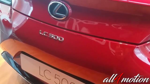 First Look: LEXUS LC500 Coupe 5.0L V8 473HP red Exterior & Walkaround | Lexus Forum Filderstadt смотреть онлайн