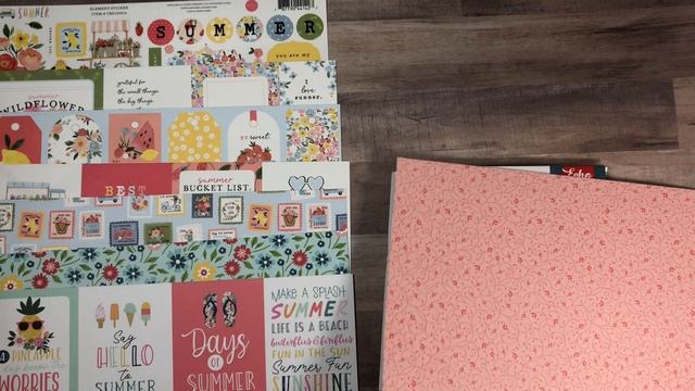 Scrapbook Haul Unboxing / Book Lovers stamps and Summer scrapbooking