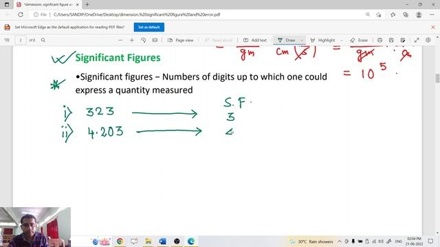 Dimension, significant figure, error class 11 part 1 смотреть онлайн