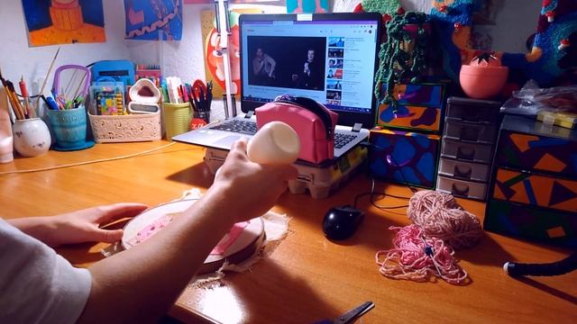 ART VLOG #6 / рисую гуашью, лепка и ковровая вышивка. смотреть онлайн