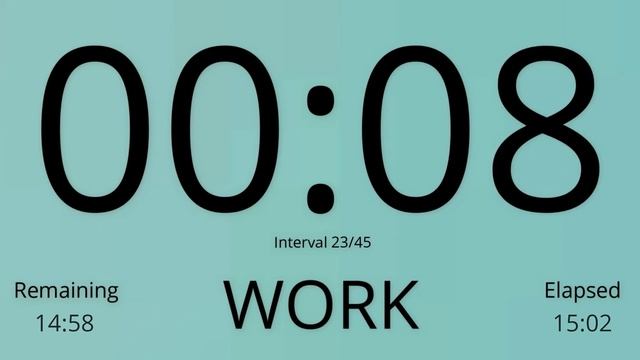 Tabata Timer 30/10 - HIIT Timer 30/10 - Interval Timer 30/10 ( without music ) смотреть онлайн