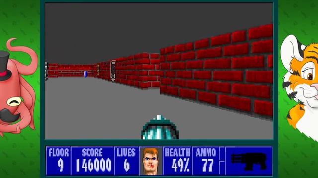 GUTEN TAG, YOU'RE IT! - Wolfenstein 3D (MS-DOS): Part 9 смотреть онлайн
