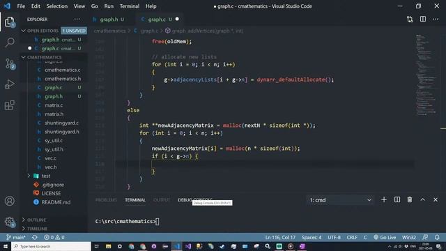 C/C++ Math Library - 13 - Graphs Intro/DFS смотреть онлайн