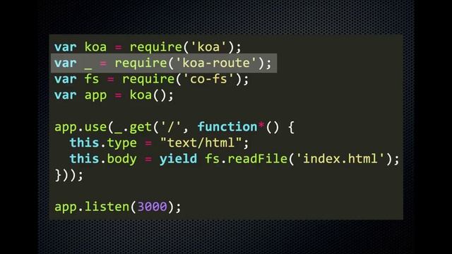 Koa: Understanding the next-generation web framework for Node.js смотреть онлайн