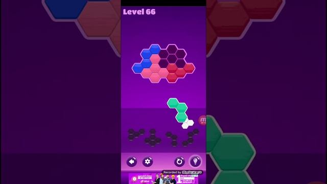 Hexa Puzzle Hero - Novice - Level 66 - Loop Games смотреть онлайн