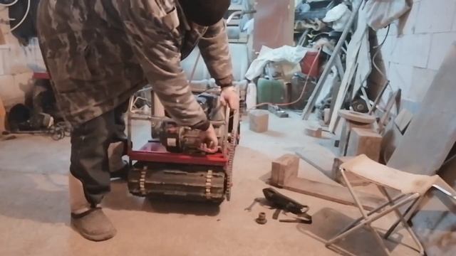 Трансплантация двс на самодельный мотобуксировщик. смотреть онлайн