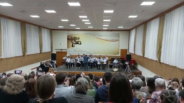 Александр Шор. Попурри на темы русских народных песен. Исп. духовой оркестр ДМШ№3 г. Саратова. смотреть онлайн