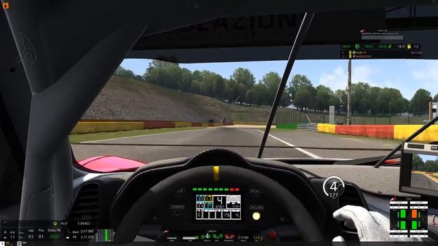 Assetto Corsa Ferrari 458 GT2 SPA @ hotlap + setup 2.17.151 смотреть онлайн
