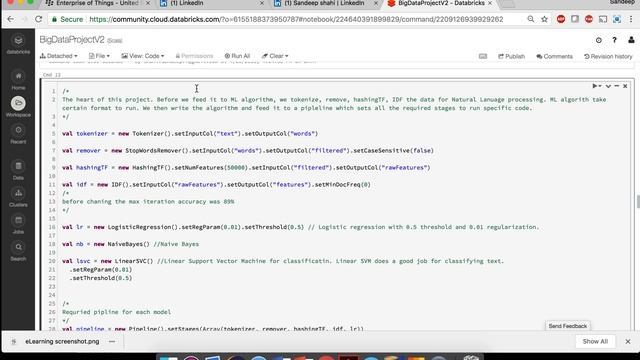 Text Classification in Bigdata step by step using Spark, Machine Learning, NLP смотреть онлайн