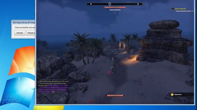 ESO Ninja cheat: no fall damage + full invisible mode смотреть онлайн