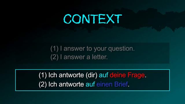 to answer [antworten] － "Can you answer me?" in German! － German to Die from! смотреть онлайн