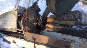 Как завести снегоход Буран в мороз -42С