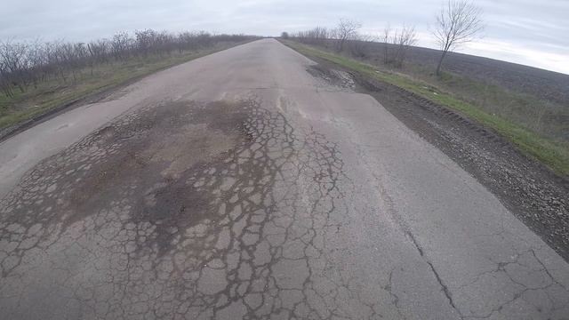 Трасса Берислав- Марьянское год спустя после ремонта смотреть онлайн