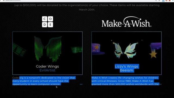 *NEW* CODE ITEMS IN ROBLOX | MAKE A WISH/CODE EVENT |  CODE WINGS, SINISTER KEYBOARD, HACKER GOGGLE