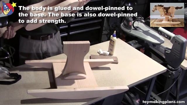 Wood Toy Plans - Mustang Rocking Horse смотреть онлайн