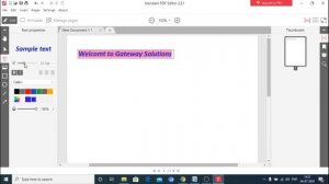 How to Create a PDF File in of Icecream PDF Editor