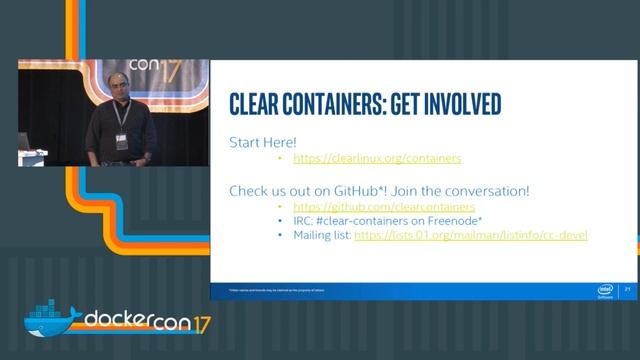 Hardware-Secured Docker with Intel Clear Containers смотреть онлайн