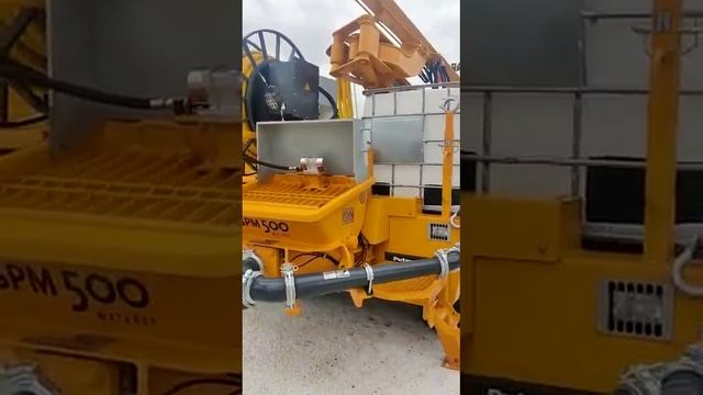 Торкрет установка Putzmeister SPM 500. Рассмотрим эту технику для подземных работ. Запуск после.