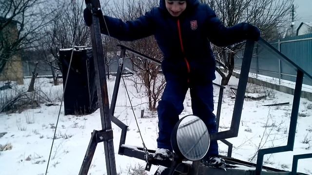 Новый прицеп для заготовки дров. смотреть онлайн