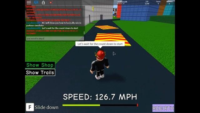 How to basically win in Parkour Simulator 2018!!! смотреть онлайн