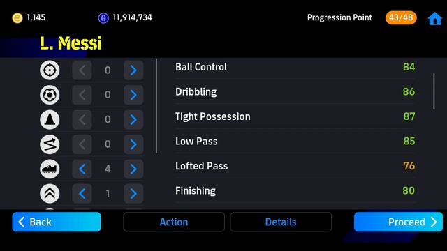 Konami Free 99 Rated Messi All User and Max level up training in efootball 2024 Mobile смотреть онлайн