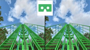 Roller Coaster 18 Американские Горки видео для VR очков 3D SBS VR box