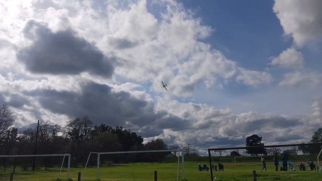 Crop Duster Plane Flying Over Gibson Ranch Park. #3. Elverta. March 9 2024. смотреть онлайн