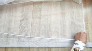 Как сшить тюль с гребешком