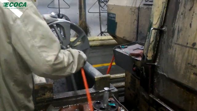 Обработка литых дисков на сианке Ecoca MT 520AW