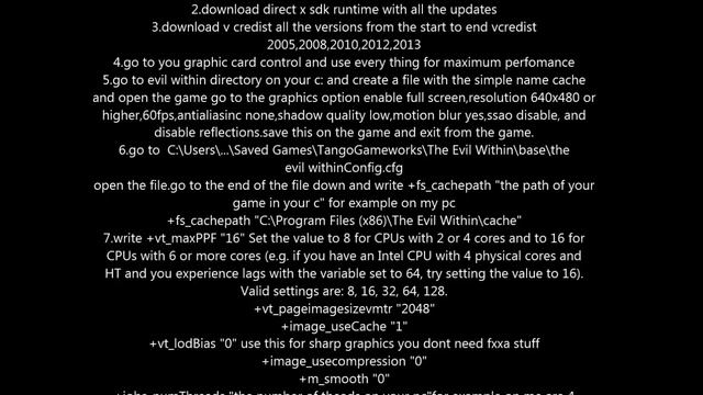 THE EVIL WITHIN PC LAG FIX! смотреть онлайн