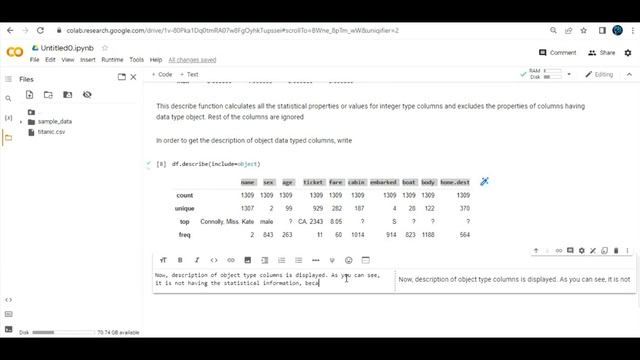 Quick Data Analysis Using pandas in Python -EDA -Google Colab смотреть онлайн