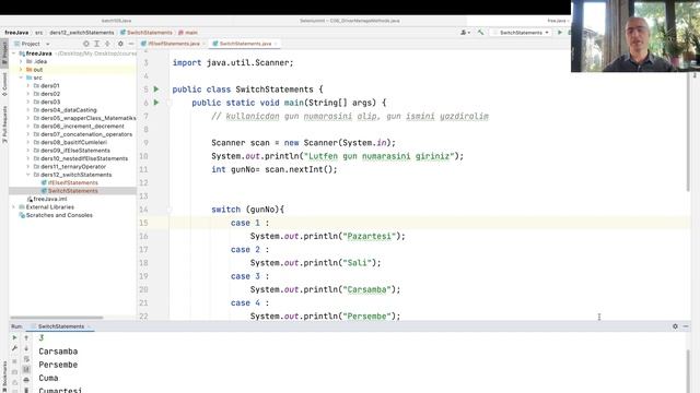 Free Java dersleri 12 Switch Statements смотреть онлайн