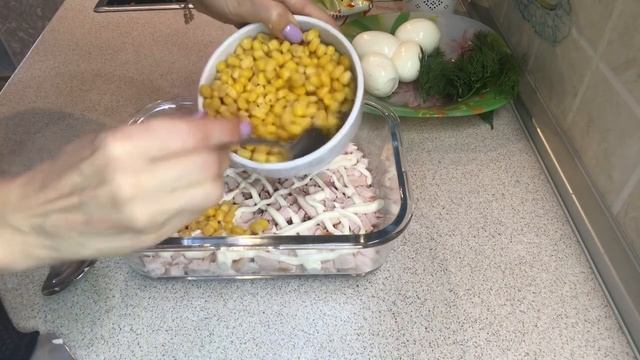 Очень вкусный и простой салатик на Новый год и не только?♀️ смотреть онлайн