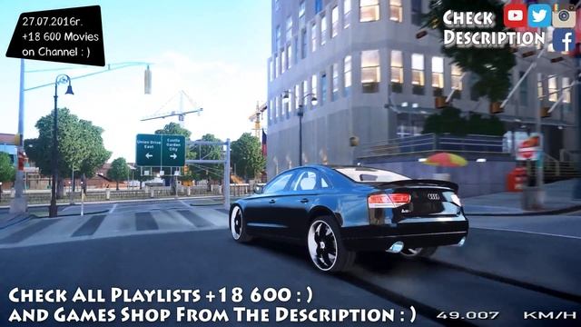 Audi A8 2010 Tuning - GTA IV ENB - 2.7K / 1440p ! _REVIEW смотреть онлайн