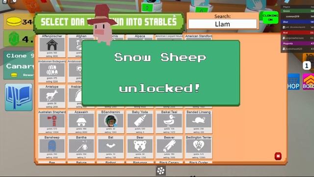 How To Get Snow Sheep Creatures Tycoon Roblox смотреть онлайн