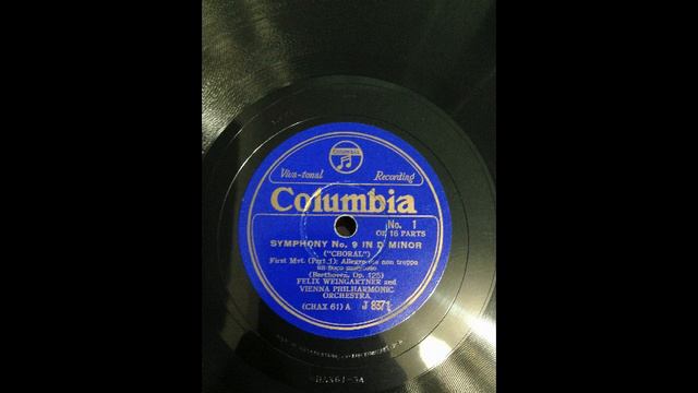 F. Weingartner, cond. VPO Beethoven: Symphony No.9 - 1st mov. смотреть онлайн