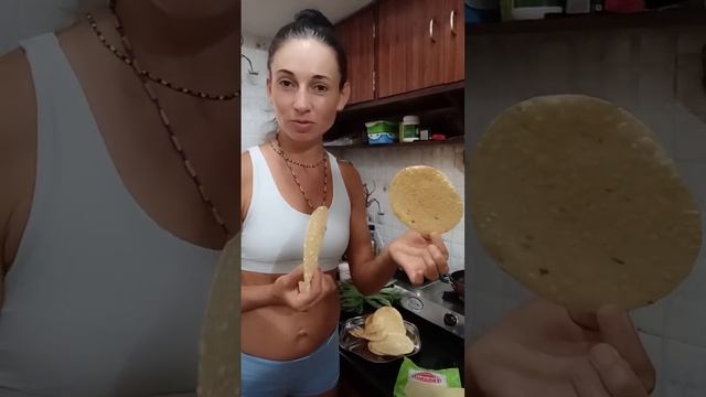Папады - "полезные чипсы" или индийские хрустящие лепешки, хлеб смотреть онлайн