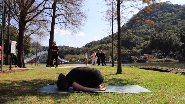 Yin Yoga for Peaceful Mind & Inner Calm | No Props Full Body Stretch ~ Yoga in Taipei смотреть онлайн