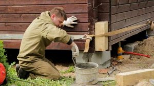 Как поднять дом ремонт фундамента под домом