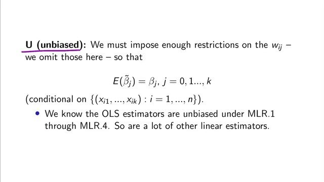 3.5 The Gauss-Markov theorem смотреть онлайн