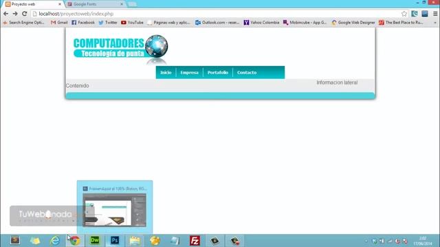 Capitulo 12 - Página web desde cero en PHP con Dreamweaver, Photoshop, XAMPP, CSS y jQuery смотреть онлайн