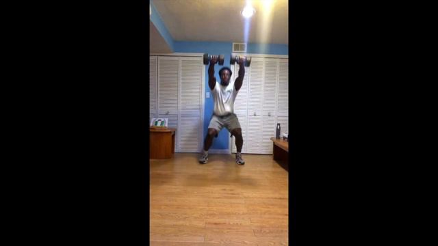 @thejunglegymmbs - Full Body - Power - DB Anterior Delt Jack to Jack Shoulder Press смотреть онлайн